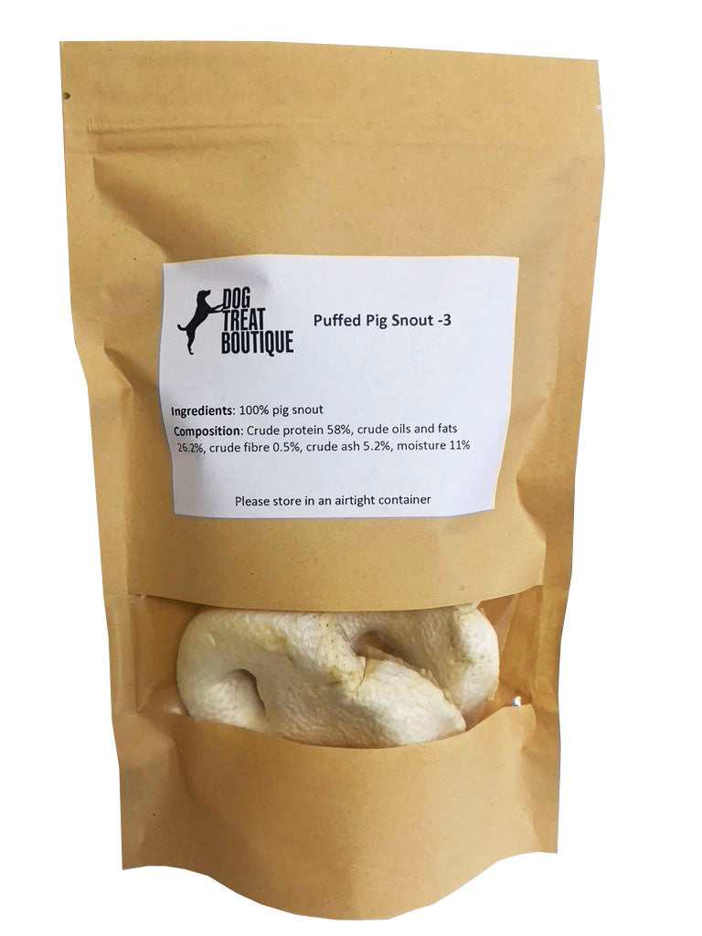 Picture of 3 puffed pig snout in packet