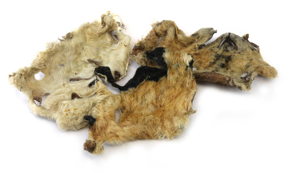 Lamb Skin Plates with fur - large