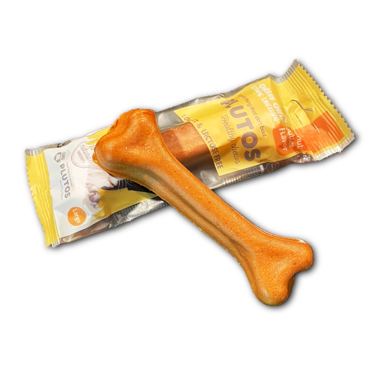 Plutos Cheese Chew with Peanut Butter