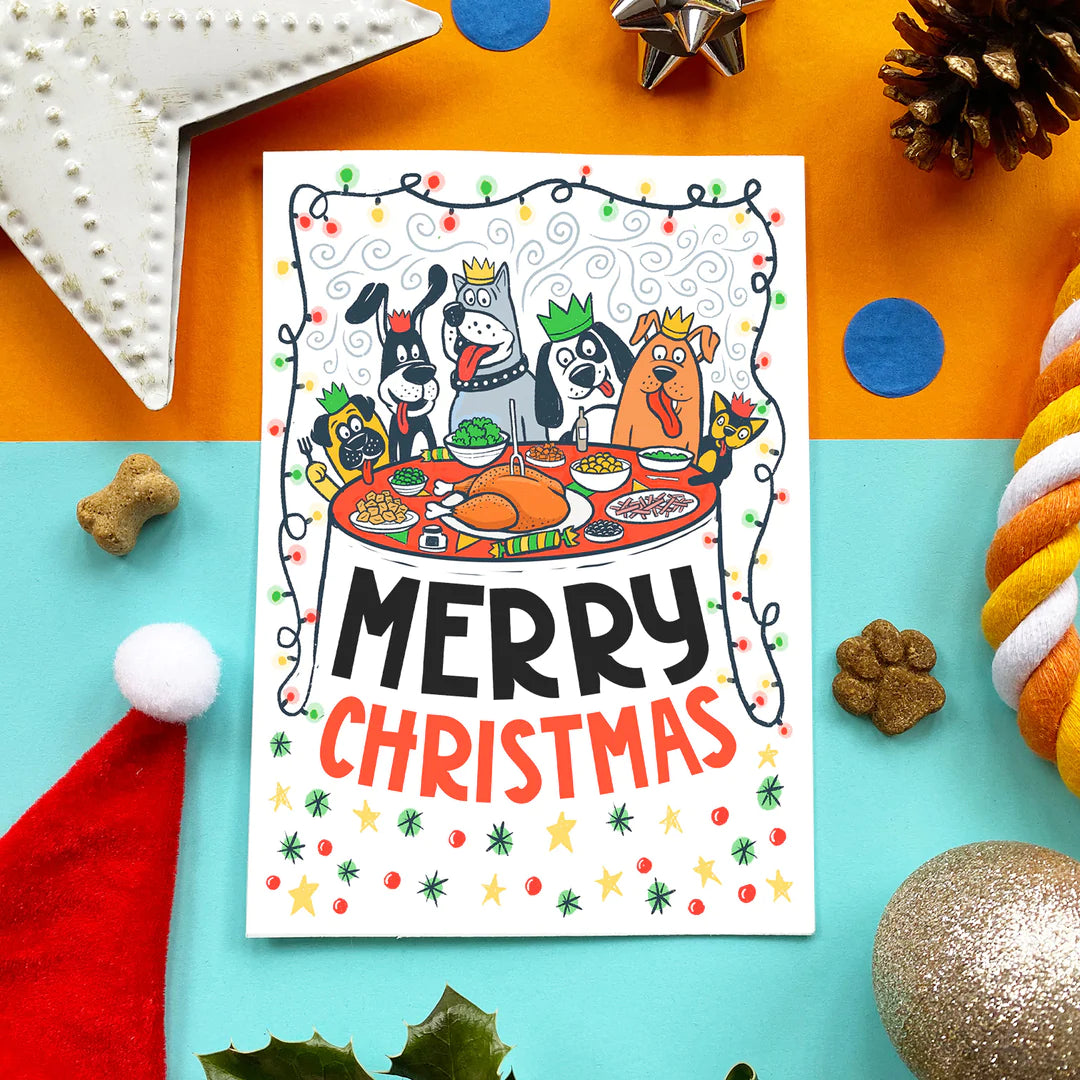 EDIBLE Christmas Card for Dogs