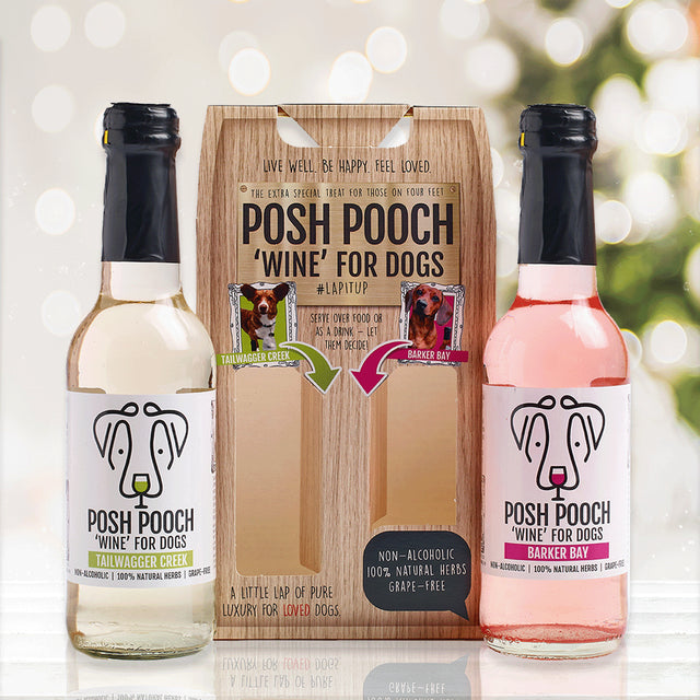 Posh Pooch Dog Wine - Two x 250ml Gift Pack